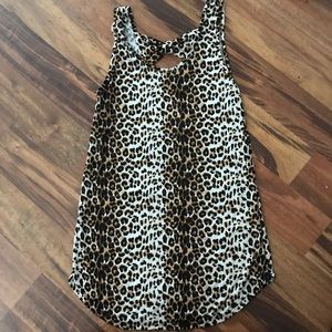 Leopard print tank